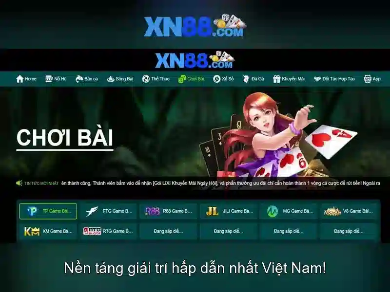 xn88: Khám phá nền tảng chơi game trực tuyến đa dạng